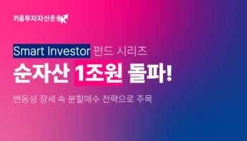 “알아서 분할매수”…키움 ‘스마트 인베스터 전략 펀드’ 1조 돌파