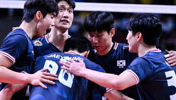 인도네시아에 막힌 첫 우승… 한국 男배구, AVC컵 결승서 완패