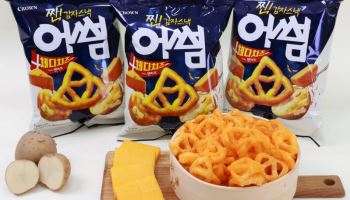 크라운제과 찐감자 스낵 어썸, 4번째 에디션 ‘체다치즈’ 출시