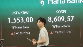 환율 1550원으로 상승 개장…엔화 약세·외국인 주식 매도 지속