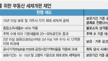 “다주택자 주택 수 대신 양도소득 합산해 과세해야 형평성 맞아”