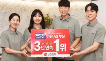 LG전자, AI 서비스 혁신 통했다…가전 AS 품질 3년 연속 1위