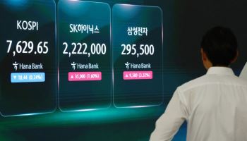 코스피, 외국인 매도 확대에 하락 전환…반도체주 다시 약세