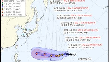 9·10호 태풍 동시 발생…장마·폭우 변수 되나