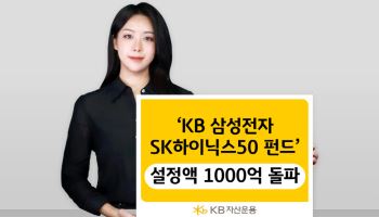 KB운용 ‘KB 삼성전자SK하이닉스 50 펀드’, 설정액 1000억 돌파