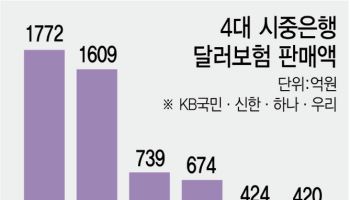 금감원 '환테크 제동'에 달러보험 '찬바람'