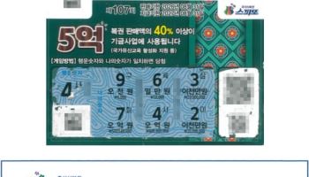 "오천 원인 줄 알았는데 5억?"…판매점도 놀란 1등 복권