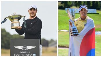 한국 골프, 같은 날 LPGA·PGA 투어 동반 우승…유해란·김주형 역대 2번째