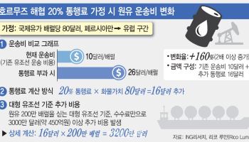 해운사 "연간 통행료만 수십조원"…항공사 "유가 또 오르면 적자"