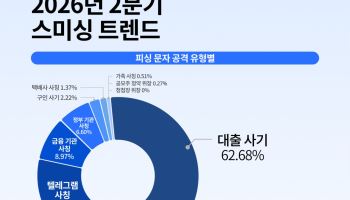 대출 사기 피싱 문자 162% 급증…안랩 조사
