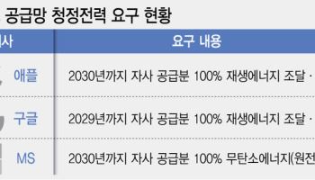 구글·애플에 반도체 못팔수도…호남 팹은 ‘RE100’ 시험대