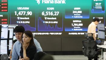 코스피, 4%대 급락 마감해 6500선 턱걸이…코스닥은 750선 붕괴