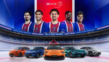 BYD, 유럽시장 강공…PSG 공식 자동차 파트너