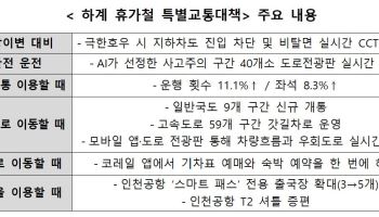 국토부, 휴가철 '극한호우·폭염' 대응…대중교통 운행 11% 확대