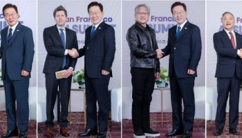 李, 글로벌 AI 수장들과 협력 확대…젠슨 황, SK와 5천억달러 협력