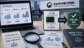 “외부 통계만 믿지 않는다”…방미통위, 대규모 플랫폼 지정 기준 ‘사업자 데이터’로 보완