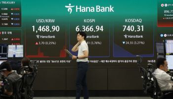 반도체 투심 악화 코스피·코스닥 급락...SK하이닉스 10%대 하락