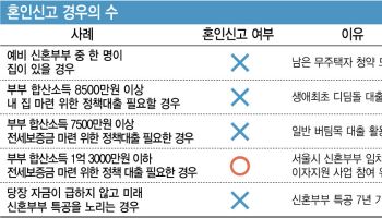 혼인신고 할까, 미룰까…집·소득 따라 달라지는 ‘결혼 셈법’