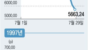 IMF때 보다 더 파랗게 질렸다…최악의 패닉장 이유는