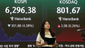 삼전닉스 형제들 10%↓ 폭락…코스피 4.58% 하락 마감