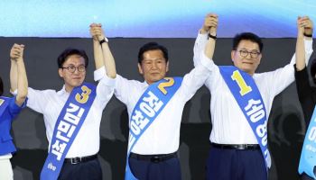 민주 당대표 제주·인천 김민석 1위…정청래와 2675표차
