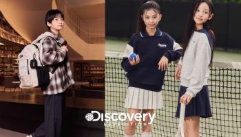 디스커버리 키즈, 가을 데일리룩 화보 공개…신학기 라인업 강화
