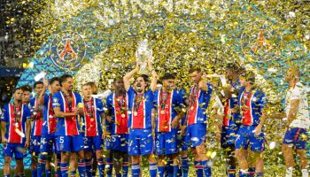 또 우승컵 든 PSG… 두에 결승골로 UEFA 슈퍼컵 2연패