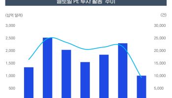 글로벌 PE, 투자 건수 21분기 만에 최저…AI·에너지 등 핵심 자산·대형 딜 집중