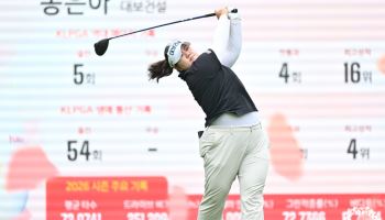 2년차 송은아, KLPGA 챔피언십 첫날 선두…'4승 도전' 김민솔 1타 차 2위(종합)