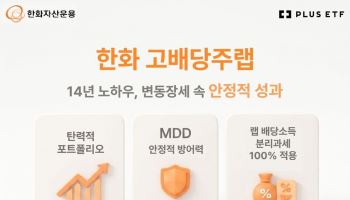 출렁이는 증시에 고배당주로 방어…한화운용 '고배당주랩' 주목