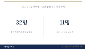 베테랑스에듀, 수강생 인터뷰 표본 선정 기준·검증 절차 공개