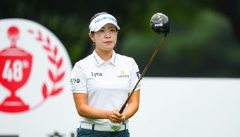  박민지, 악천후 뚫고 BC카드·한경 KLPGA 챔피언십 3라운드 공동 8위 도약