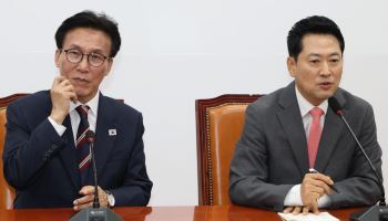 '여야 대표 회동' 장동혁, 김민석에 작심발언…조희대·미래기금·부동산 거론