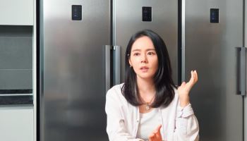 한가인 “삼성 냉장고 14년째 사용…가족 역사 함께한 가전”