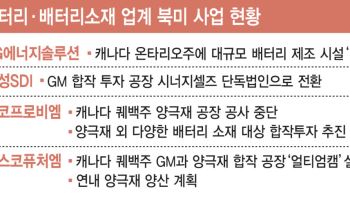 美·캐나다 관세전쟁에 車·배터리 긴장…북미 공급망 균열 우려
