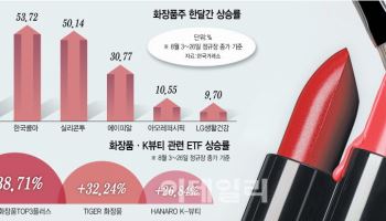 반도체 주춤할 때 잘나가는 화장품株…3분기 실적 전망도 '쑥'