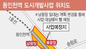 동인천역 개발 수익성 부족으로 '제동'…계획변경에 사업 지연