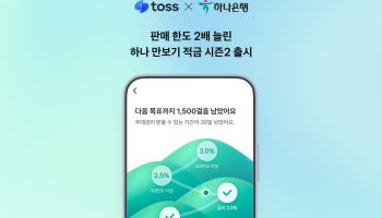 “걸을수록 이자가 쌓인다”…토스·하나은행, ‘만보기 적금’ 2만개 계좌로 확대