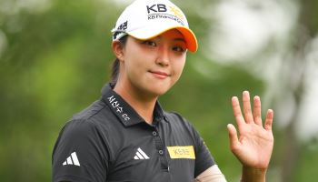 [골프IN화보] 박예지, 2라운드 경기 장면 '제15회 KG 레이디스 오픈'