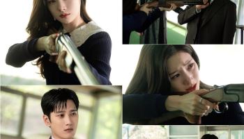 '재벌X형사2' 정채연, 父 허성태에 장총 조준…살벌한 대치