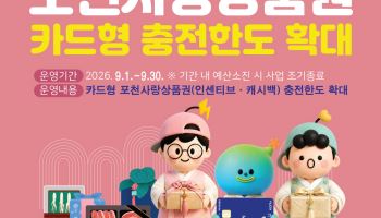 80만원 충전→16만원 혜택…포천시, 지역화폐 충전한도 확대