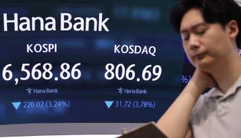 겹악재에 코스피 1%대 약세…기타법인, 9일째 매수로 방어