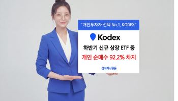 개미, 새 ETF 살 때 ‘KODEX’ 택했다…하반기 순매수 92% 쏠림