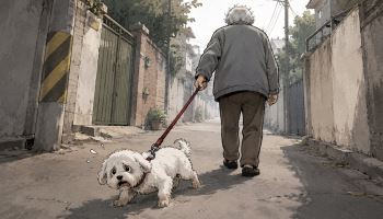 "요놈 예쁘네" 주인 있는 강아지 끌고가다 길가에 버린 80대