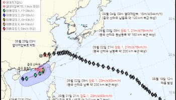 "태풍이 다시 살아났다"…'사우델' 부활하더니 진로까지 급변