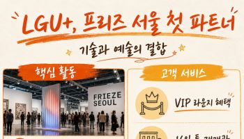 LGU+, '프리즈 서울 2026' 파트너 참여...국내 통신사 최초