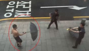 엄마 폭행하던 20대男, 테이저건 겨누자 저항 멈춰