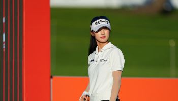 [골프IN화보] 양효리, OK저축은행 읏맨 오픈 2라운드 30계단 도약… 순위 상승