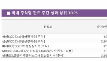 증시 하락에도 '보험·은행 ETF' 수익률 5% '쑥~'[펀드와치]