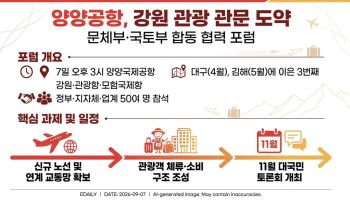 양양공항 살리기 나선 정부…항공·관광 묶어 강원 관문 키운다